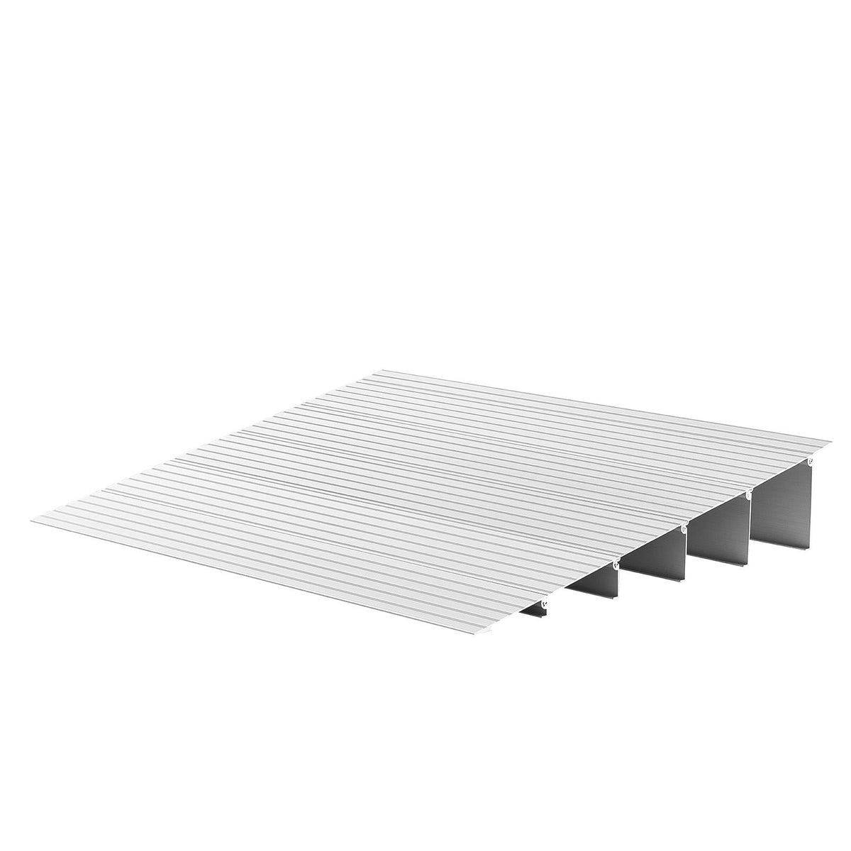 Door Threshold Ramp, 5 inch Rise, Aluminum Alloy Threshold Ramp Rated 800 lbs Load Capacity, Handicap Ramps for Home Steps for Wheelchair, Scooters, Power Chairs, Walkers, Bicycle, Tricycle