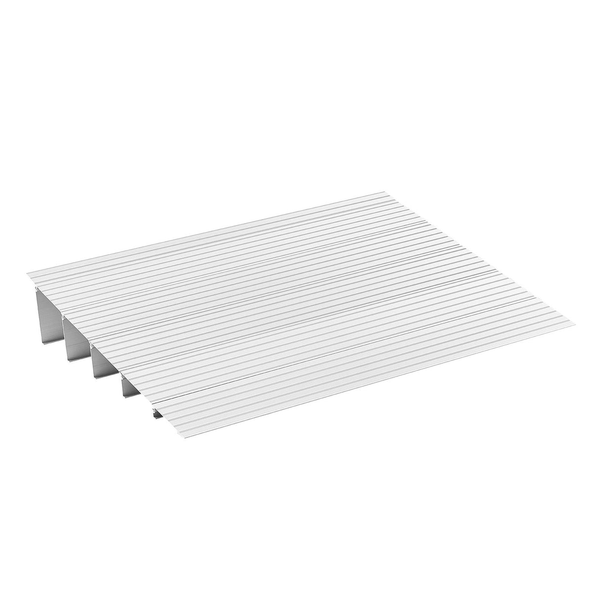 Door Threshold Ramp, 5 inch Rise, Aluminum Alloy Threshold Ramp Rated 800 lbs Load Capacity, Handicap Ramps for Home Steps for Wheelchair, Scooters, Power Chairs, Walkers, Bicycle, Tricycle