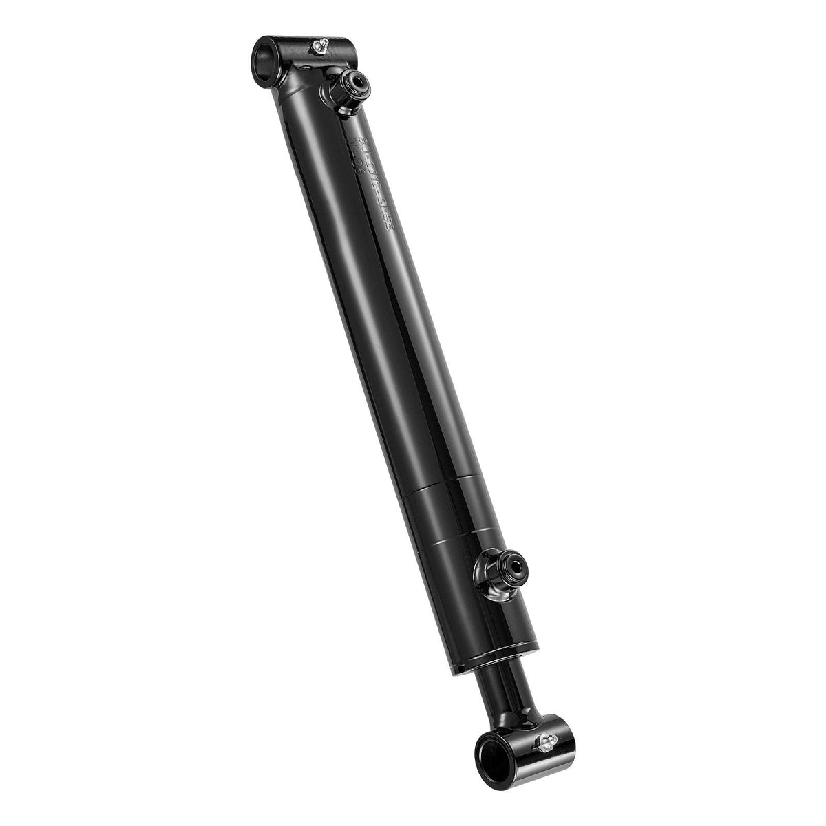 Double Acting Hydraulic Cylinder, 2" Bore x 12" Stroke, Max 3500PSI Hydraulic Cylinder, Heavy-Duty Welded Cross Tube Cylinders with 1" Pin Hole & SAE #6 Port for Agricultural Machinery, Tractors