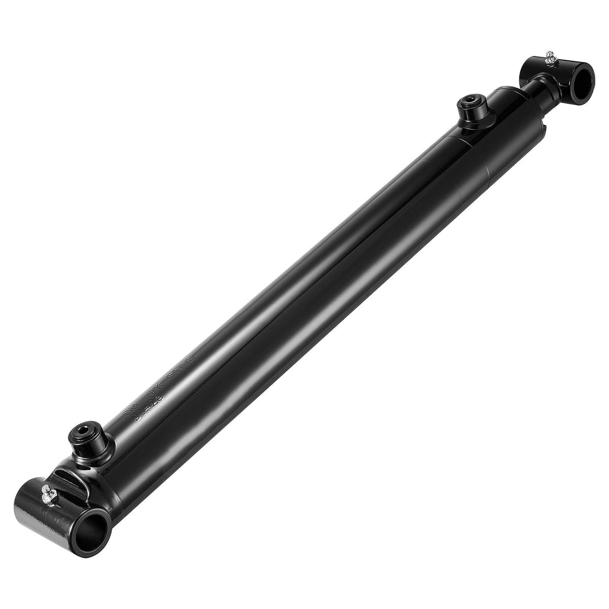 Double Acting Hydraulic Cylinder, 2" Bore x 16" Stroke, Max 3500PSI Hydraulic Cylinder, Heavy-Duty Welded Cross Tube Cylinders with 1" Pin Hole & SAE #6 Port for Agricultural Machinery, Tractors