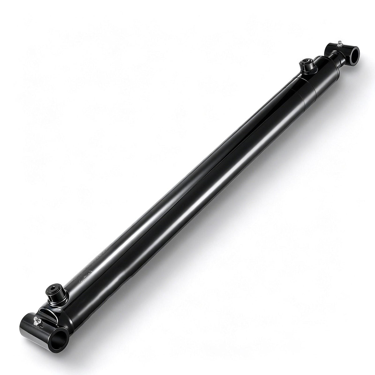 Double Acting Hydraulic Cylinder, 2" Bore x 24" Stroke, Max 3500PSI Hydraulic Cylinder, Heavy-Duty Welded Cross Tube Cylinders with 1" Pin Hole & SAE #6 Port for Agricultural Machinery, Tractors