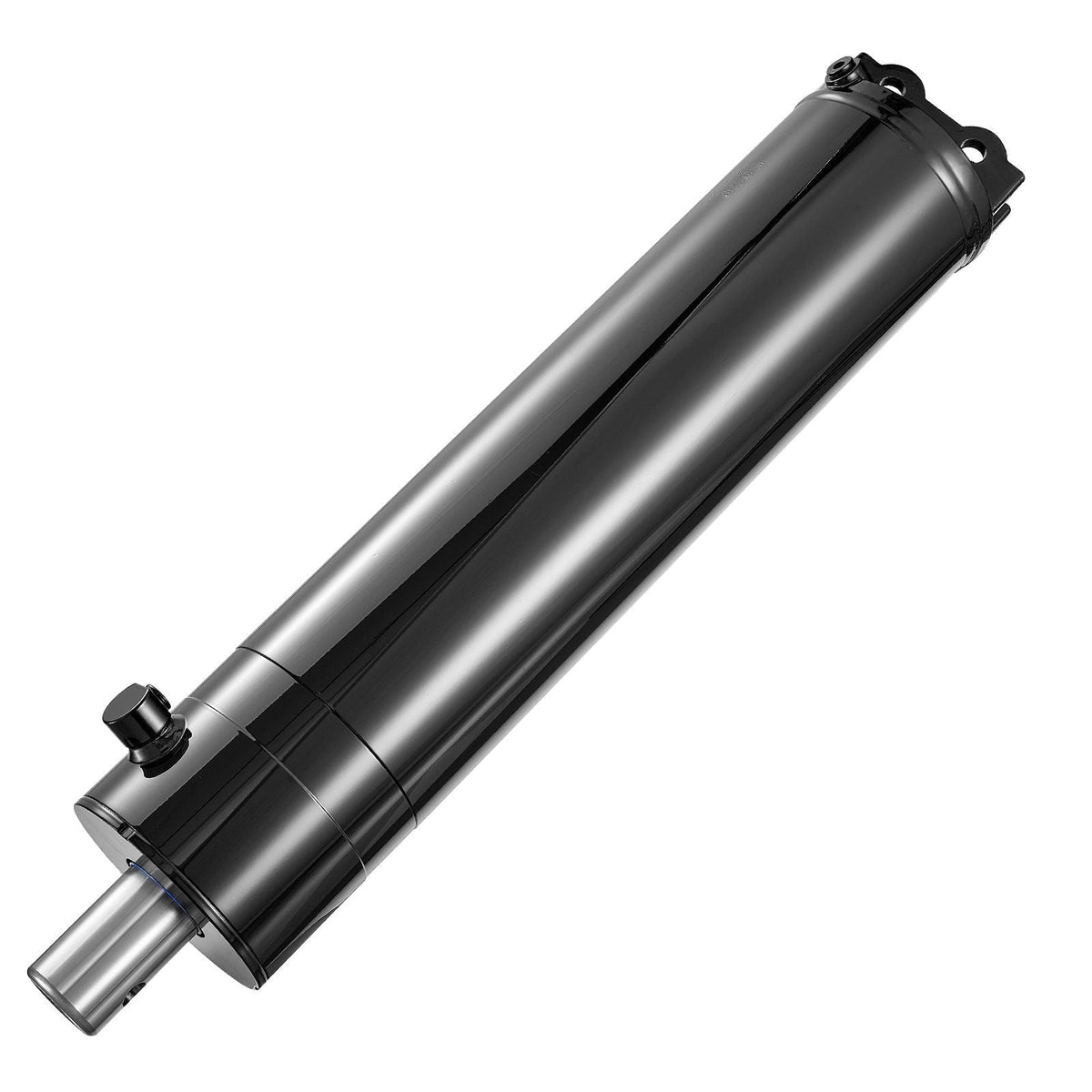 Double Acting Hydraulic Cylinder, 5" Bore x 20" Stroke, Max 4500PSI Hydraulic Cylinder, Heavy-Duty Welded Cross Tube Cylinders with 0.63" Pin Hole & SAE #6 Port for Agricultural Machinery, Tractors