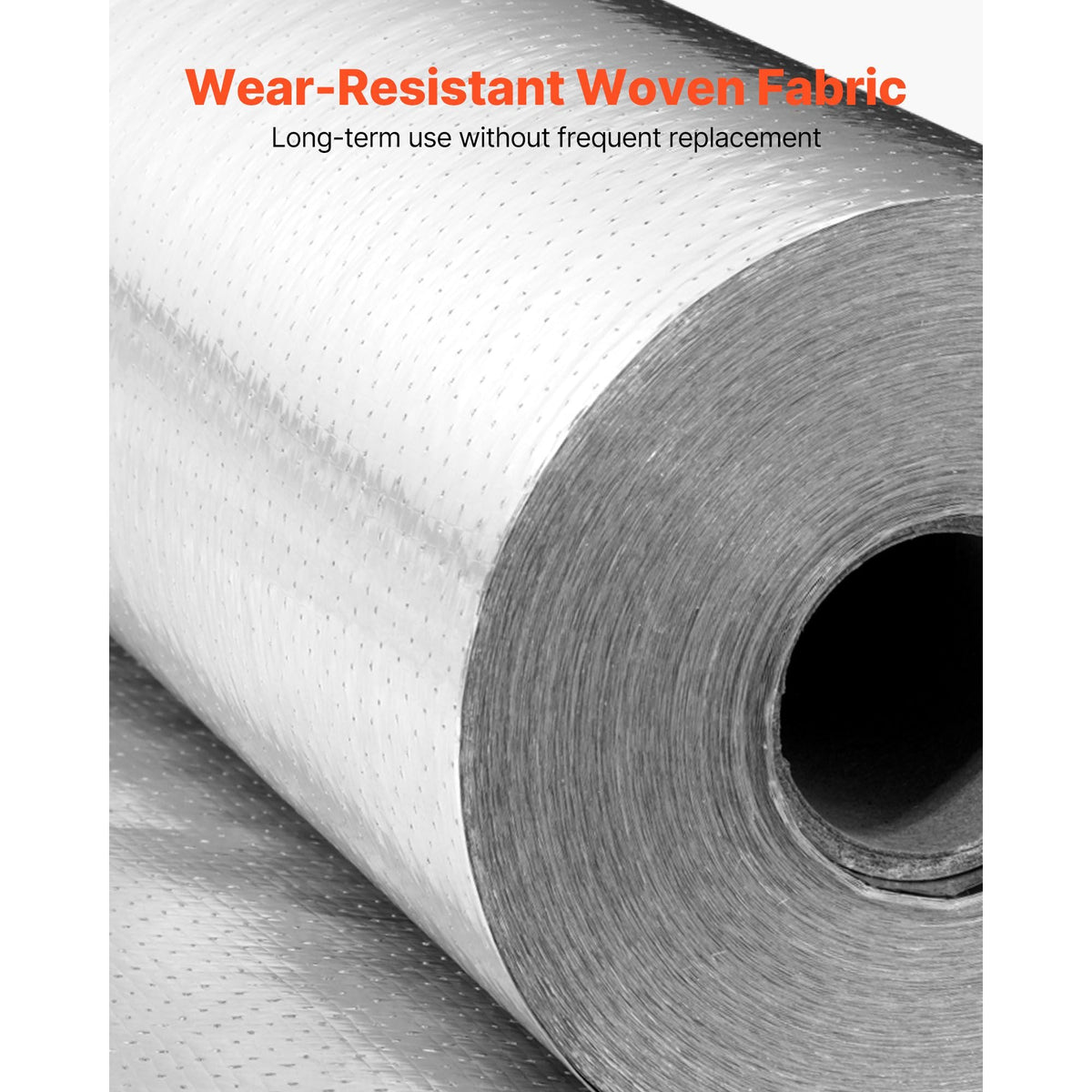Double Reflective Insulation Roll, Perforated Woven Fabric Radiant Barrier, 0.15mm 48 in x 125 ft, Double-Sided Aluminum Foil Heat Reflective Shield, Thermal Insulation Roll for Window RV Roof
