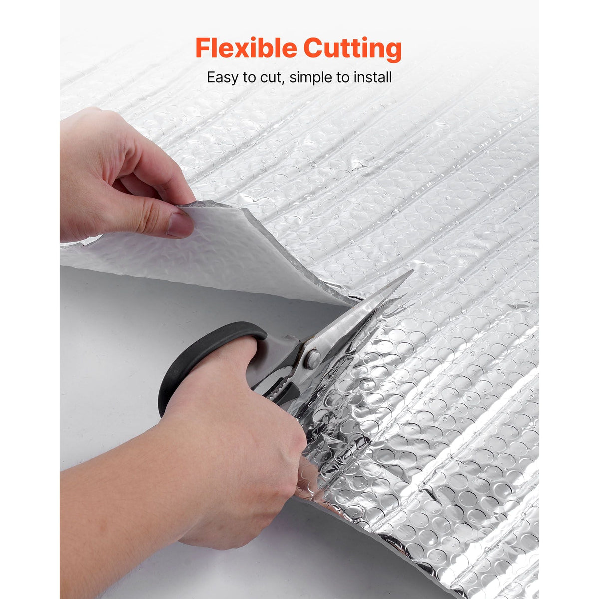 Double Reflective Insulation Sheet, 16PCS Double-Sided Aluminum Foil Radiant Barrier, 6mm 24 in x 4 ft, Dual-Layer Air Bubble Heat Reflective Shield, Thermal Insulation Rolls
