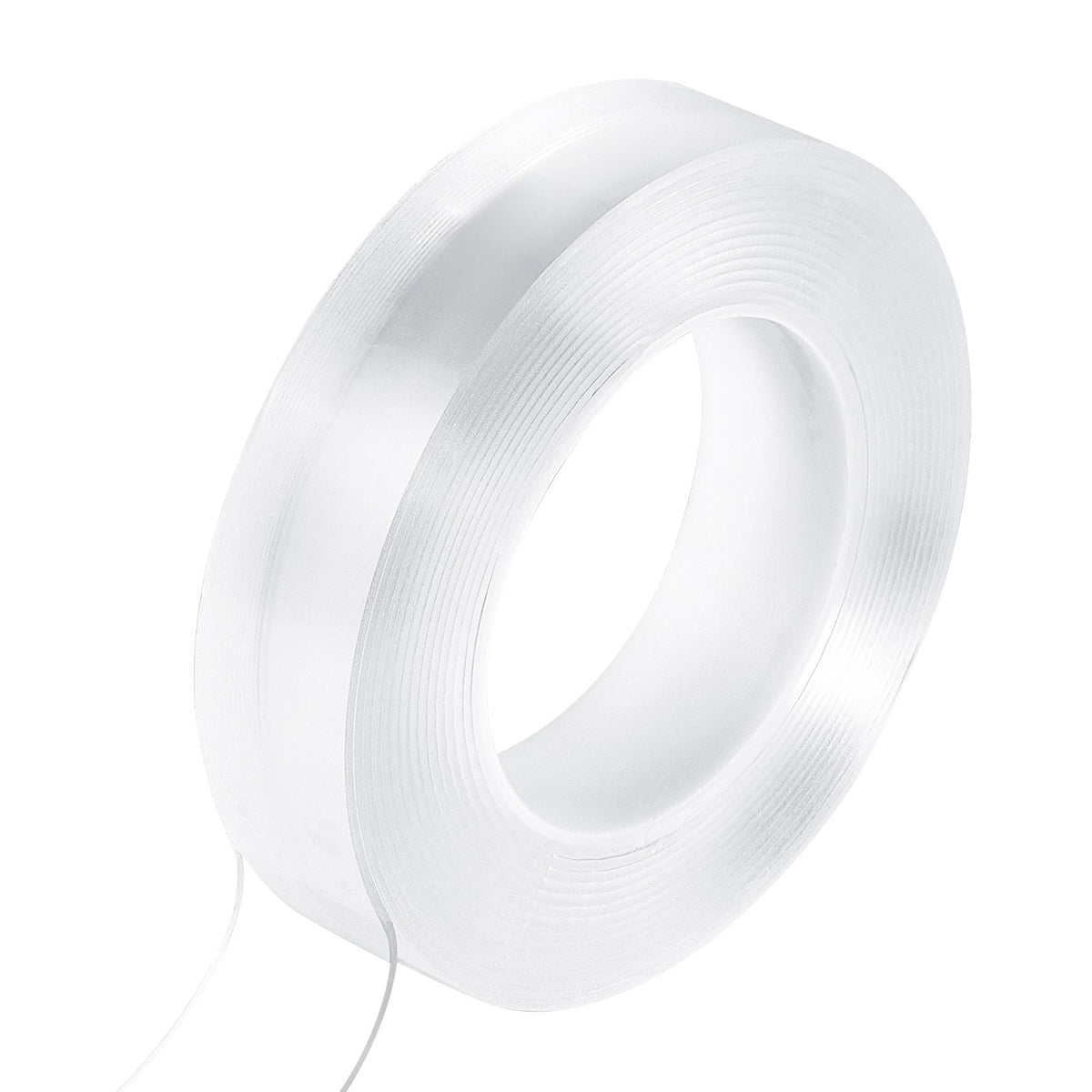 Double Sided Tape Heavy Duty, 16 ft Long Nano Mounting Tape, Strong Adhesive & Reusable, Clear Two Sided Wall Tape, Removable Poster Picture Hanging Strips for Home, Office, Car, Outdoor Use
