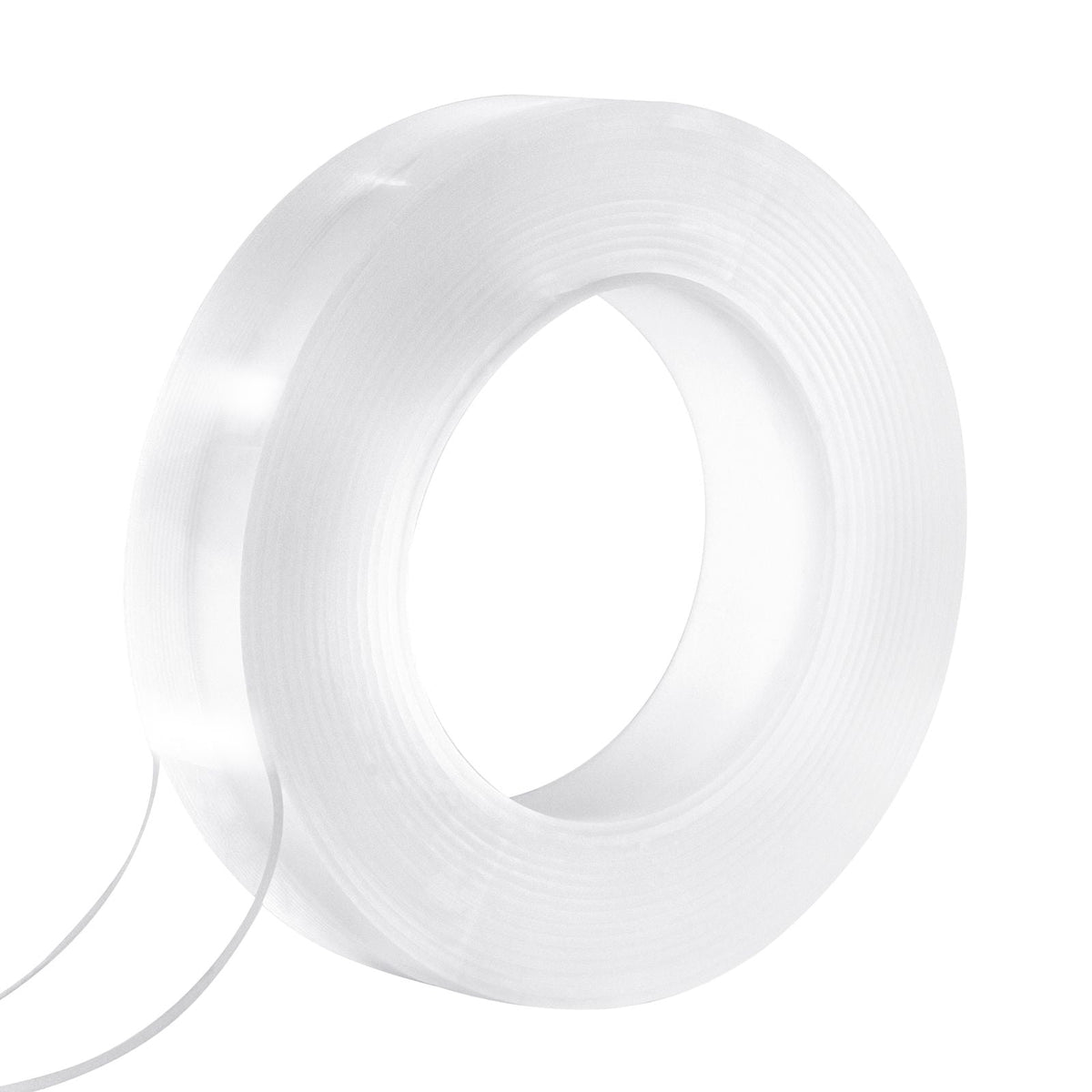 Double Sided Tape Heavy Duty, 16 ft Long Nano Mounting Tape, Strong Adhesive & Reusable, Clear Two Sided Wall Tape, Removable Poster Picture Hanging Strips for Home, Office, Car, Outdoor Use