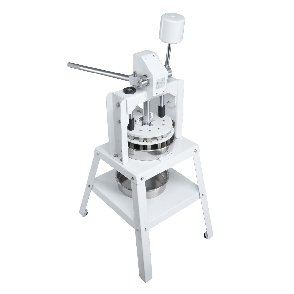 Dough Divider Rounder, 10PCS Manual Dough Equal Divider Machine, 4.23oz - 19.75oz Hand Press Dough Cutter with 304 Stainless Steel Tray and Blade, Bread Maker for Bakery, Restaurant, Commercial