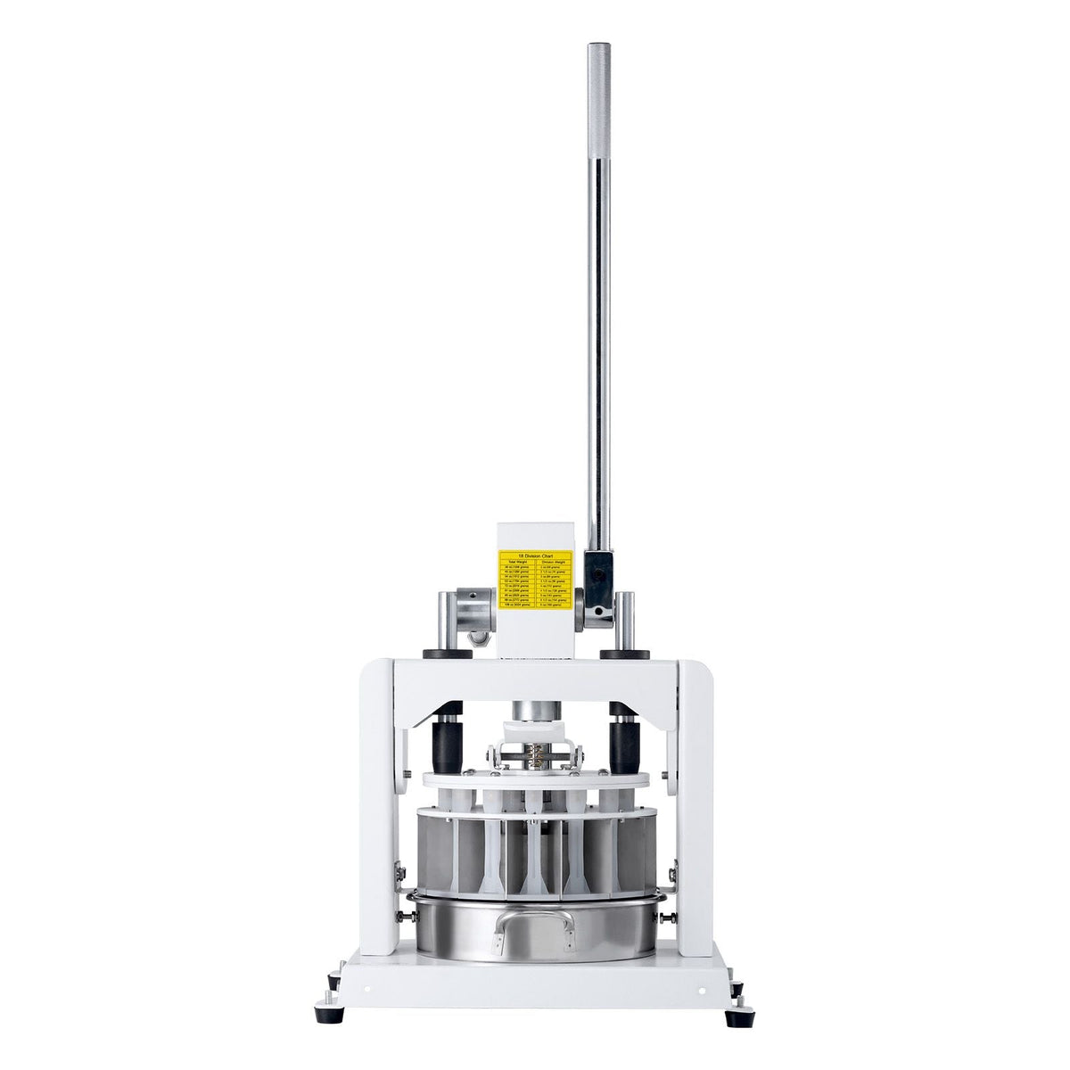 Dough Divider Rounder, 18PCS Manual Dough Equal Divider Machine, 2.11oz - 9.88oz Hand Press Dough Cutter with 304 Stainless Steel Tray and Blade, Bread Maker for Bakery, Restaurant, Commercial
