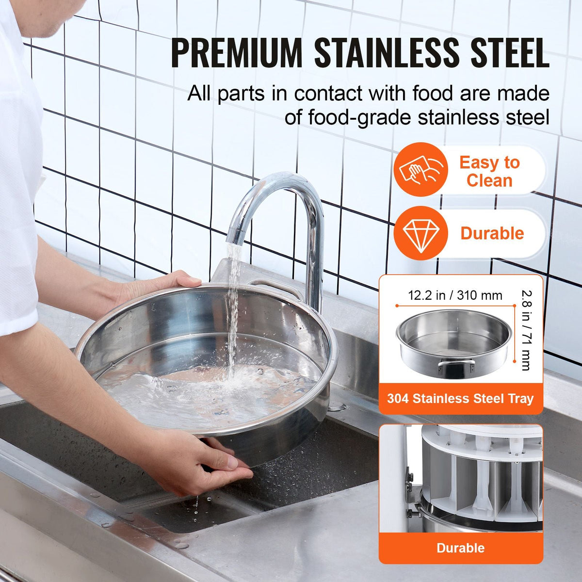 Dough Divider Rounder, 40PCS Manual Dough Equal Divider Machine, 1.06oz - 4.94oz Hand Press Dough Cutter with 304 Stainless Steel Tray and Blade, Bread Maker for Bakery, Restaurant, Commercial