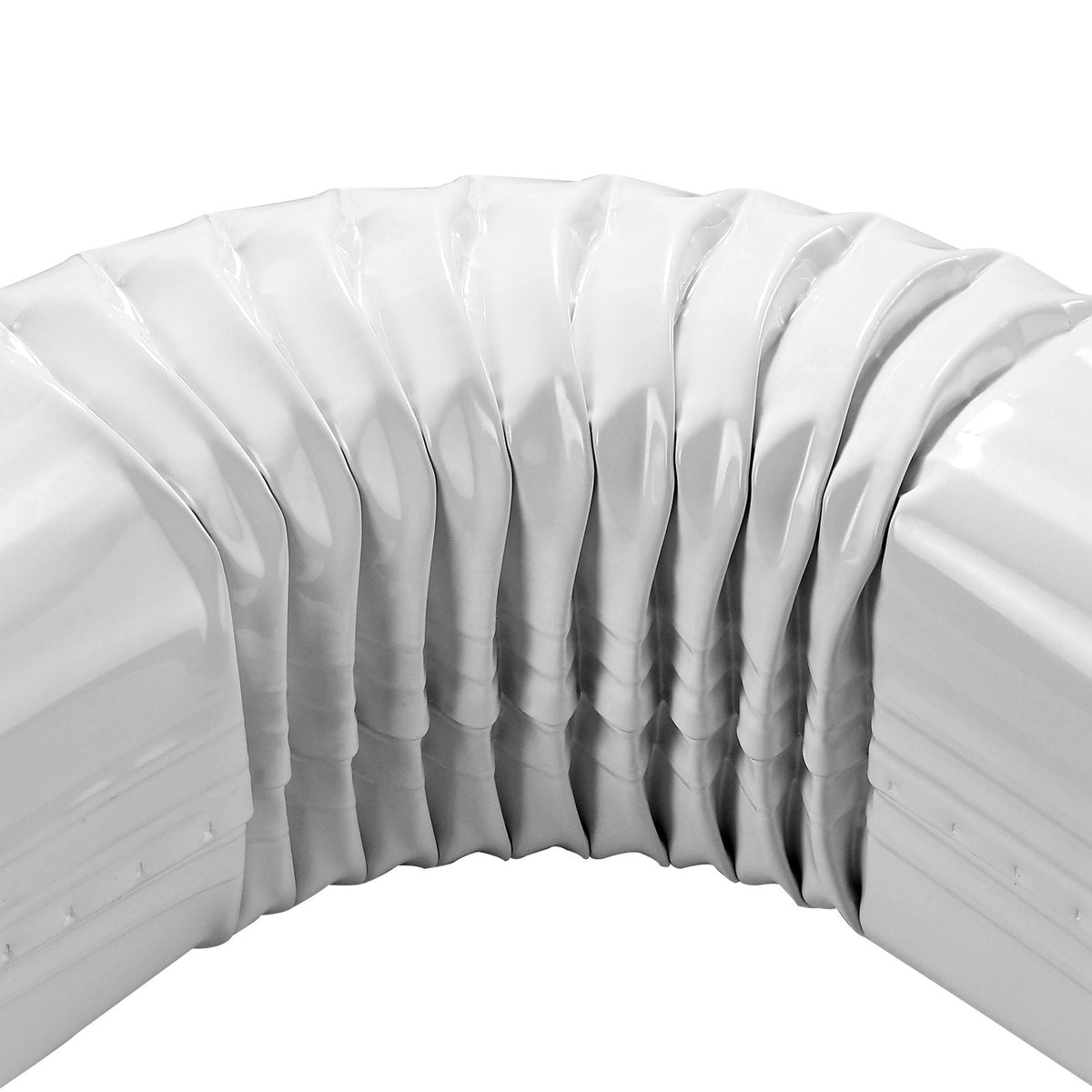 Downspout Gutter Elbow, fits 3x4 Inch Style A L-Shaped, Interface Size 3.1x4.3 in / 78x108 mm, Aluminum Alloy 90 Degree Gutter Elbow, for Residential, Commercial Building, Industrial Warehouse
