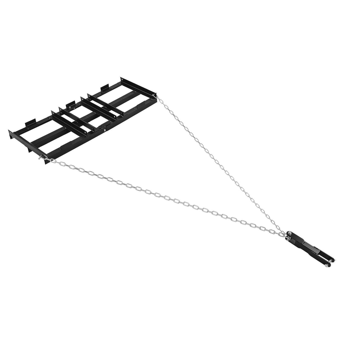 Drag Harrow, 48 x 20 in, Tow-Behind Driveway Grader with Adjustable Width & 50lbs Load Capacity, Heavy Duty Lawn Leveling Rake, Galvanized Steel Gravel Driveway Drag, Fits ATVs UTVs Tractors