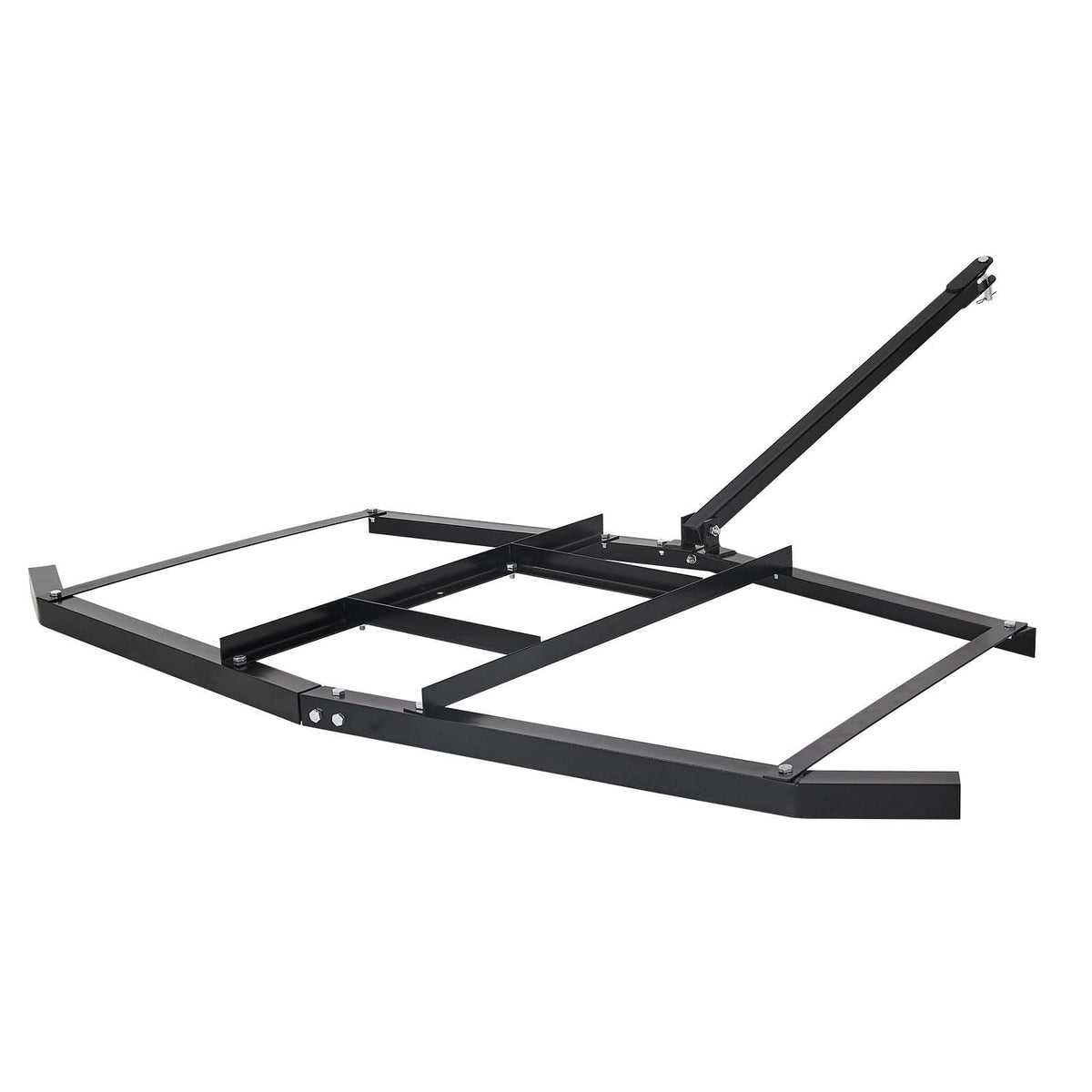 Drag Harrow, 74" Width Tow Behind Drag Harrow, Q235 Steel Driveway Grader with Adjustable Bars & Pin Hitch, Support up to 50 lbs, Tractor Driveway Harrow for ATVs, UTVs, Garden Lawn Tractors