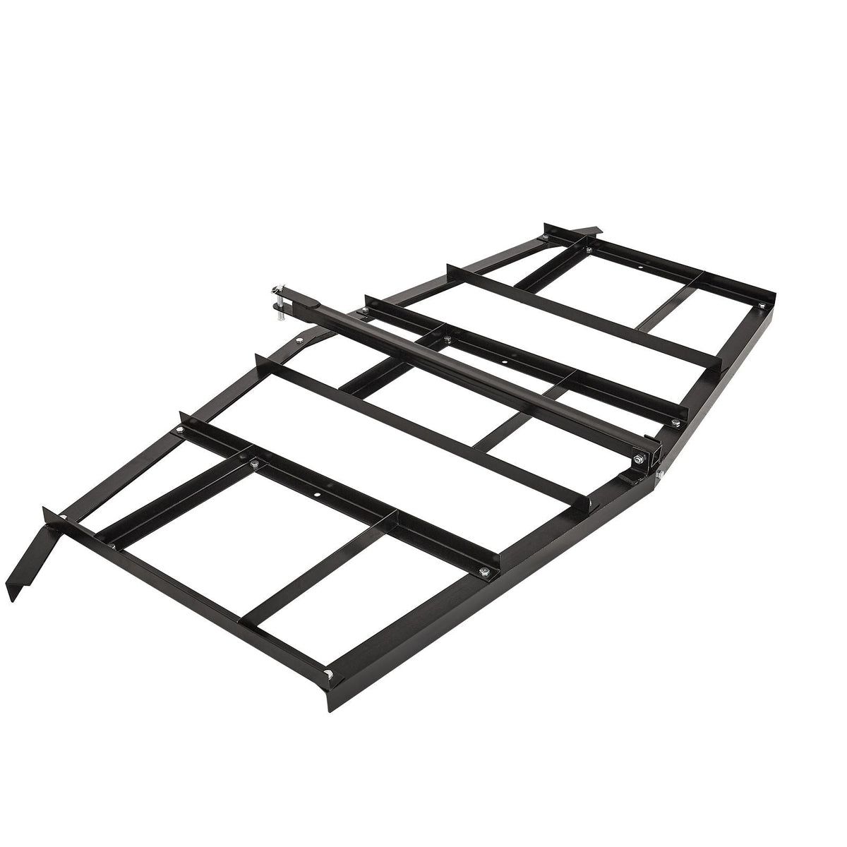 Drag Harrow, 84" Width Tow Behind Drag Harrow, Q235 Steel Driveway Grader with Adjustable Bars & Pin Hitch, Support up to 50 lbs, Tractor Driveway Harrow for ATVs, UTVs, Garden Lawn Tractors
