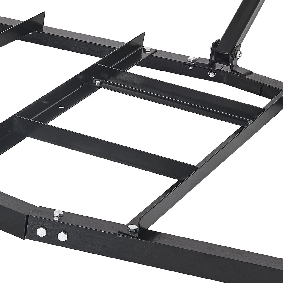 Drag Harrow, 84" Width Tow Behind Drag Harrow, Q235 Steel Driveway Grader with Adjustable Bars & Pin Hitch, Support up to 50 lbs, Tractor Driveway Harrow for ATVs, UTVs, Garden Lawn Tractors