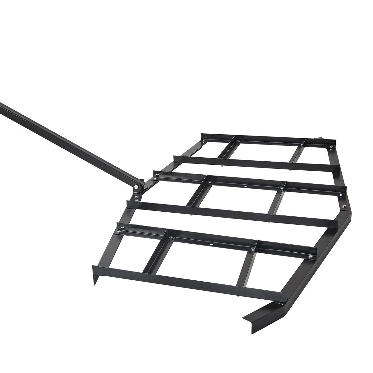 Drag Harrow, 84" Width Tow Behind Drag Harrow, Q235 Steel Driveway Grader with Adjustable Bars & Pin Hitch, Support up to 50 lbs, Tractor Driveway Harrow for ATVs, UTVs, Garden Lawn Tractors