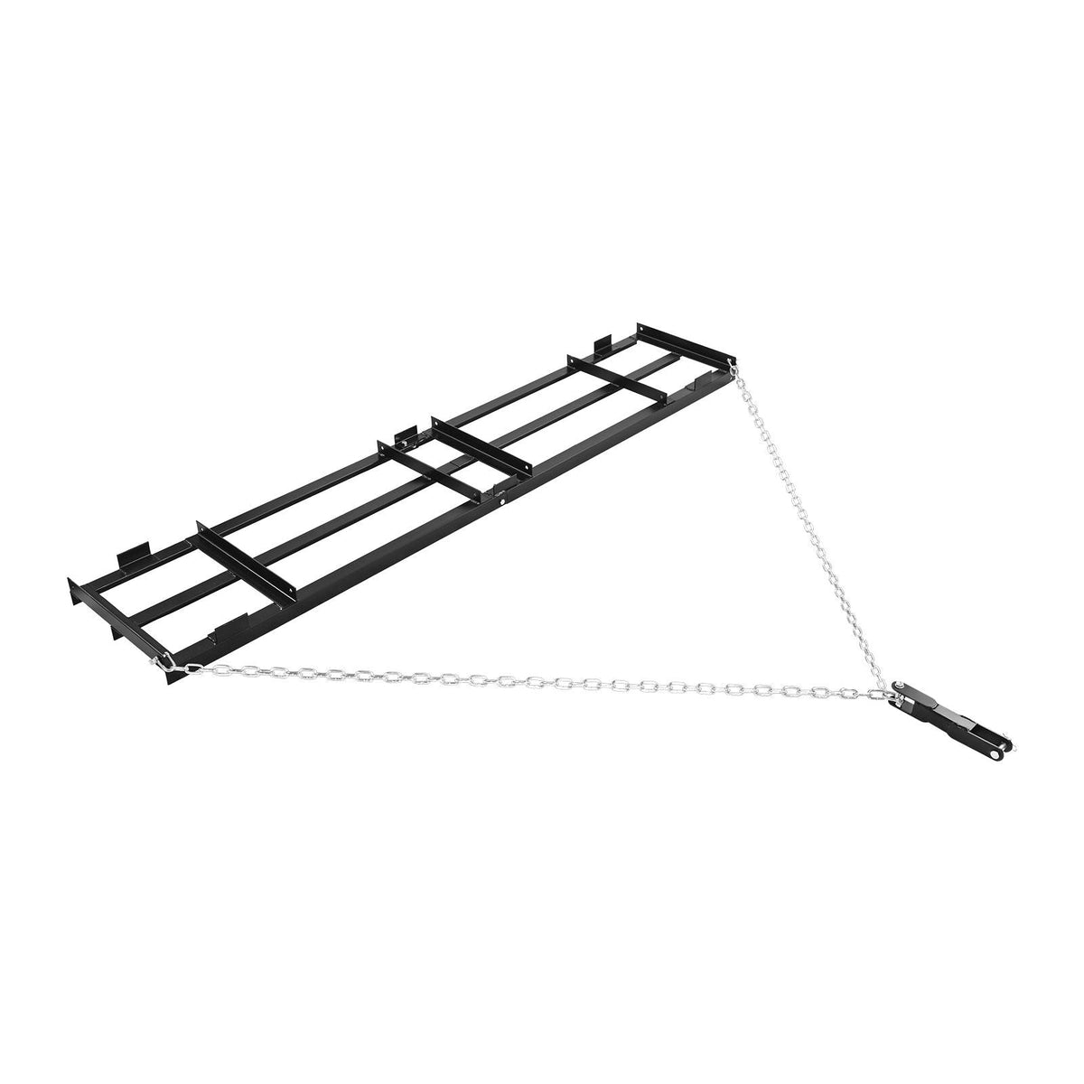 Drag Harrow, 96 x 20 in, Tow-Behind Driveway Grader with Adjustable Width & 50lbs Load Capacity, Heavy Duty Lawn Leveling Rake, Galvanized Steel Gravel Driveway Drag, Fits ATVs UTVs Tractors