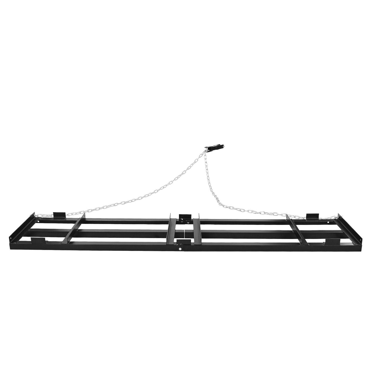 Drag Harrow, 96 x 20 in, Tow-Behind Driveway Grader with Adjustable Width & 50lbs Load Capacity, Heavy Duty Lawn Leveling Rake, Galvanized Steel Gravel Driveway Drag, Fits ATVs UTVs Tractors