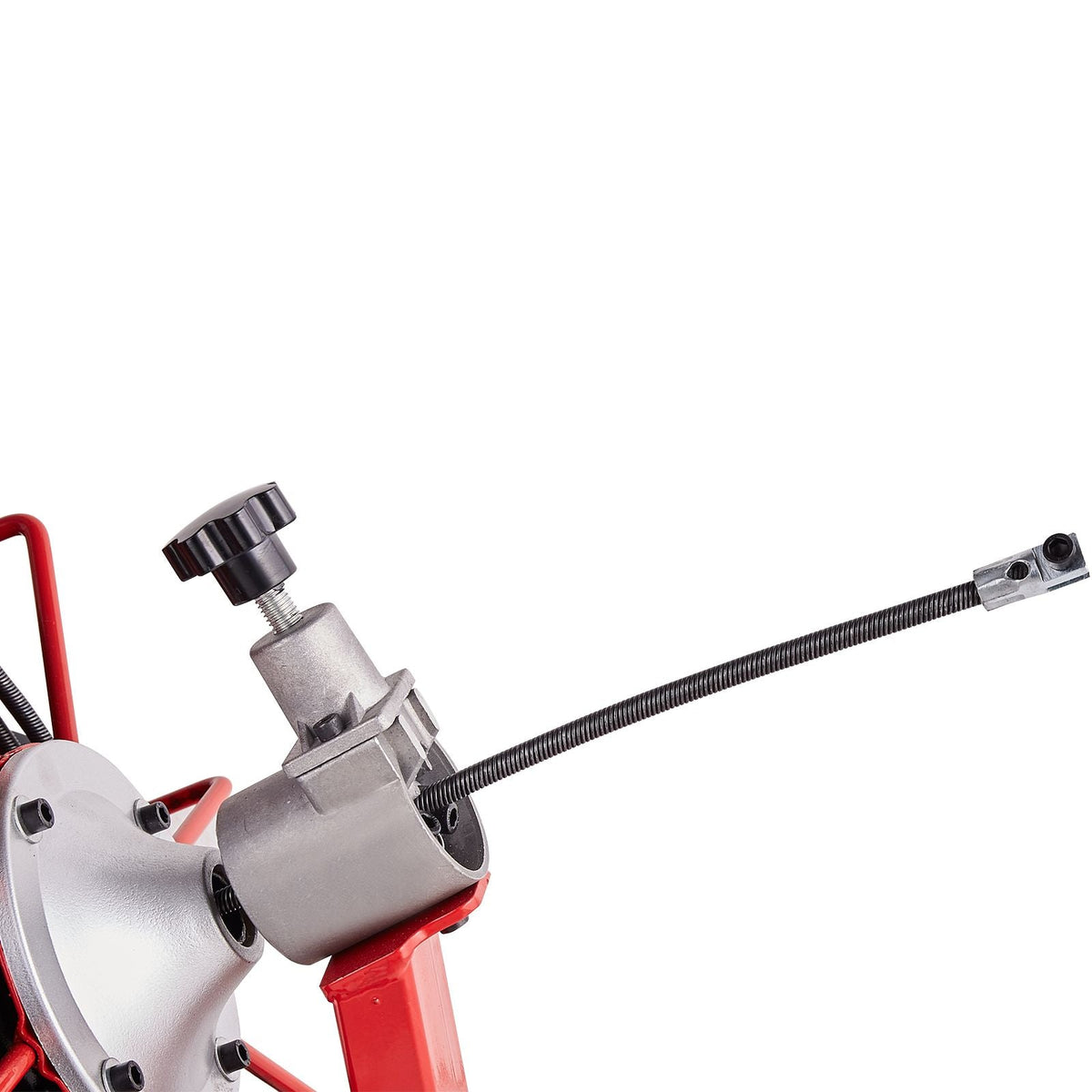 Drain Cleaner Machine 50FT x 3/10 Inch, Auto Feed Sewer Snake Auger, Electric Drain Cleaning Machine with 4 Cutters & Air-activated Foot Switch for 2" to 4" Pipes