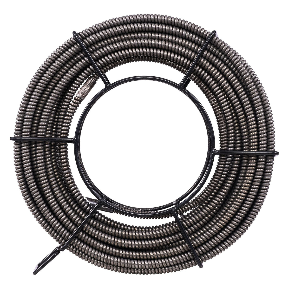 Drain Cleaning Cable 75 Feet x 1/2 Inch Solid Core Cable Sewer Cable Drain Auger Cable Cleaner Snake Clog Pipe Drain Cleaning Cable Sewer Drain Auger Snake Pipe