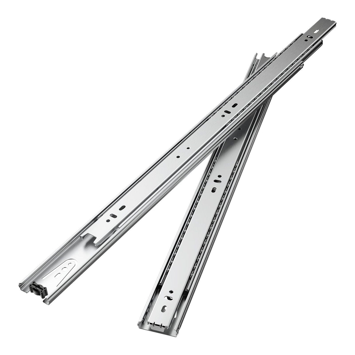 Drawer Slides, 20 inch, 10 Pairs Full Extension Ball Bearing Cabinet Rails, 100 LB Load Capacity Heavy Duty Side Mount Dresser Drawer Slides, Drawer Track Runners for Kitchen DIY Replacement