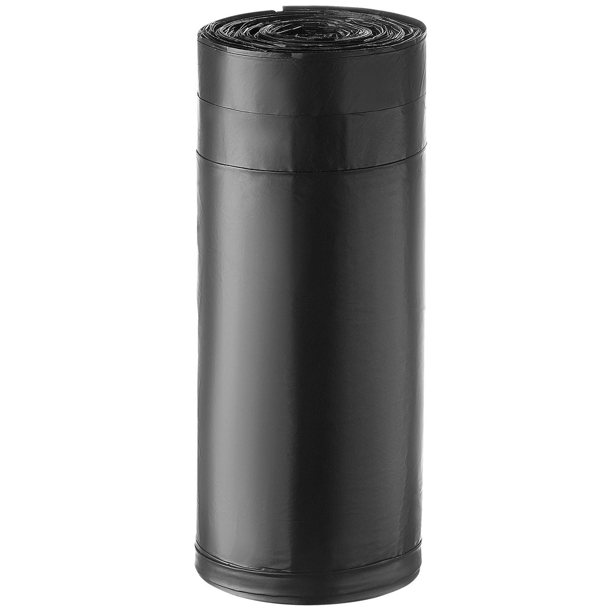 Drawstring Trash Bags, 30 Gallon 50 Count Tall Kitchen Trash Bags, Extra Thick Tough and Durable Garbage Bag, Recyclable Bin Bag with Drawstrings, for Home Kitchen, Office, RV & Camping (Black)