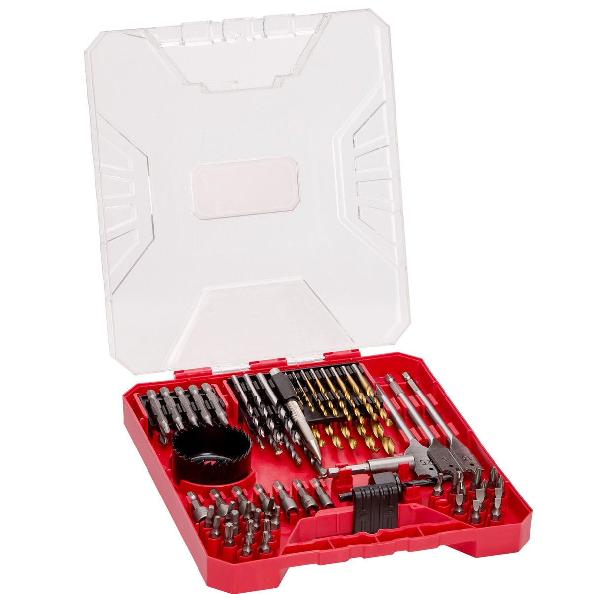Drill Bit Set, 70 Pieces Drill and Driver Bit Set, Screwdriver Bit Set Suitable for Wood Metal Cement Drilling and Screw Driving, Drill Bit Sets Combo Kit Assorted in Organized Carrying Case