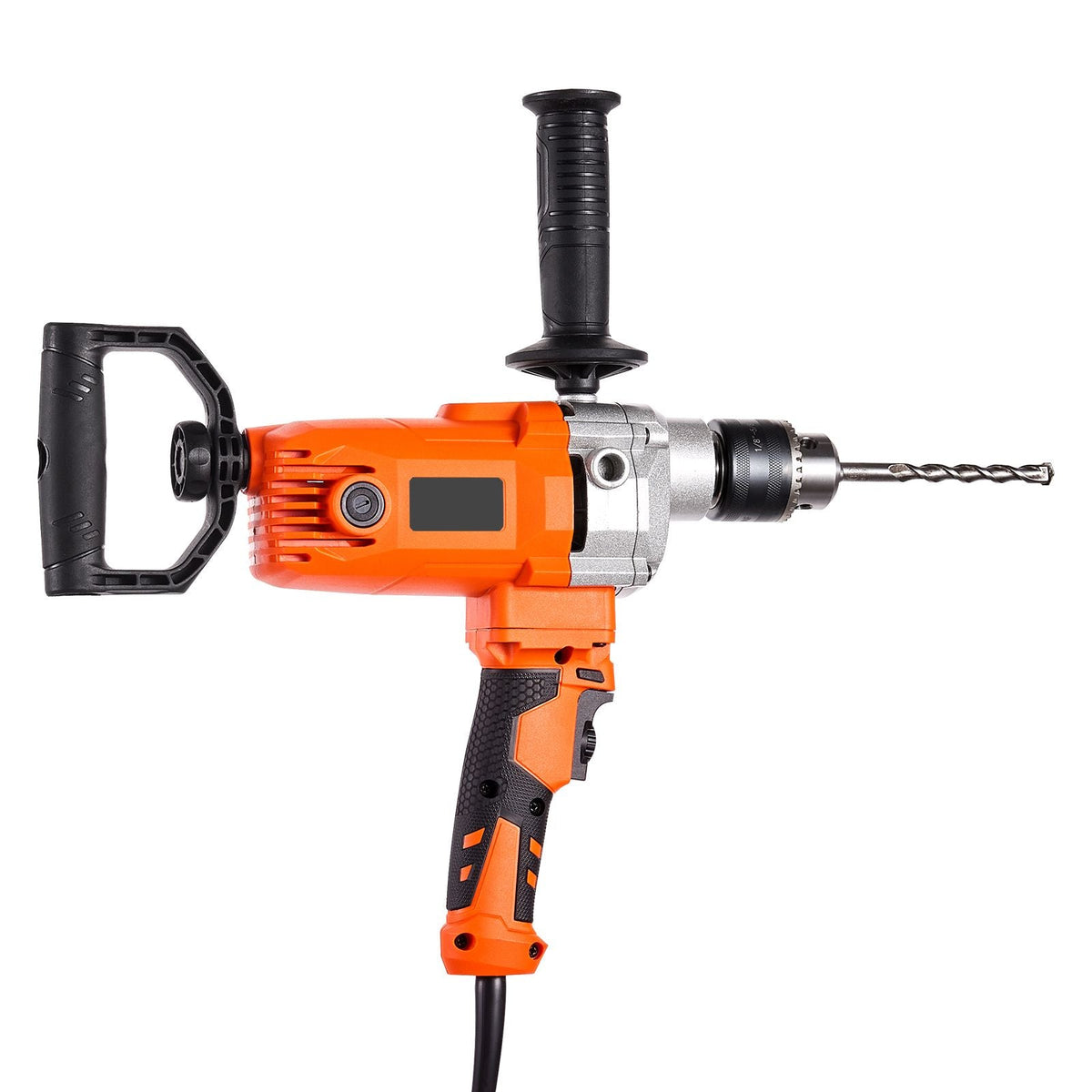 Drill Mixer, 5/8 inch Corded Electric Drill Mixer Set, 0-750RPM 5.63A Mixing Drills, Mixing Drills Machine with D-Handle for Drilling & Blending, Handheld Cement Mixers for Fodder, Paint, Cement