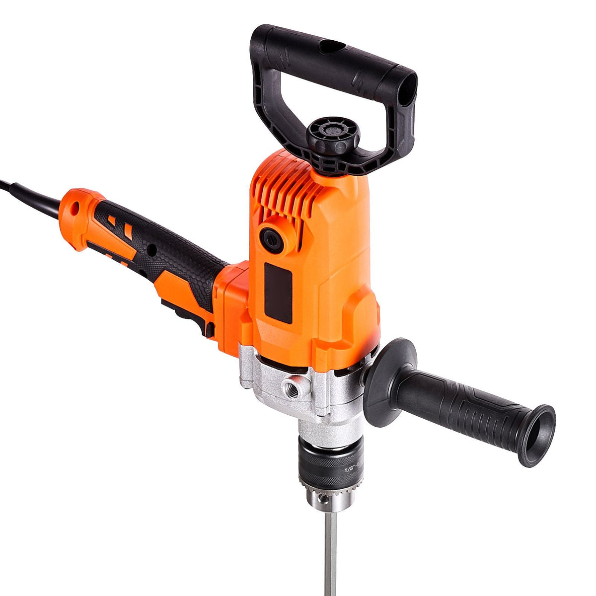Drill Mixer, 5/8 inch Corded Electric Drill Mixer Set, 0-750RPM 5.63A Mixing Drills, Mixing Drills Machine with D-Handle for Drilling & Blending, Handheld Cement Mixers for Fodder, Paint, Cement