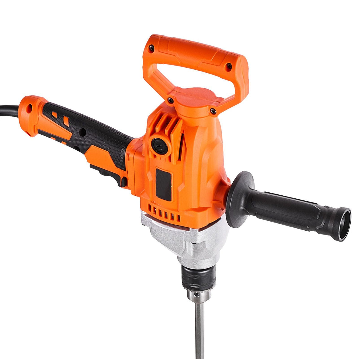 Drill Mixer, 5/8 inch Corded Electric Drill Mixer Set, 0-850RPM 5.8A Mixing Drills, Mixing Drills Machine with D-Handle for Drilling & Blending, Handheld Cement Mixers for Fodder, Paint, Cement