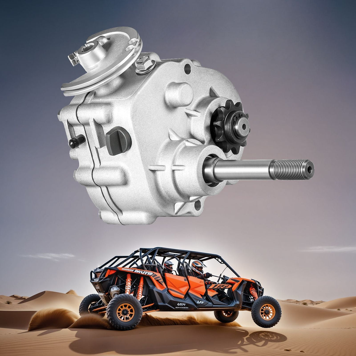 Drive Clutch, 2-7HP Engine, 2300 RPM High-Strength Drive Clutch with 3 Shift Modes & Dynamic Balanced Axle, Quick Shift Durable Clutch with Full Accessories, Fit for Kart/Dune Buggies/UTV