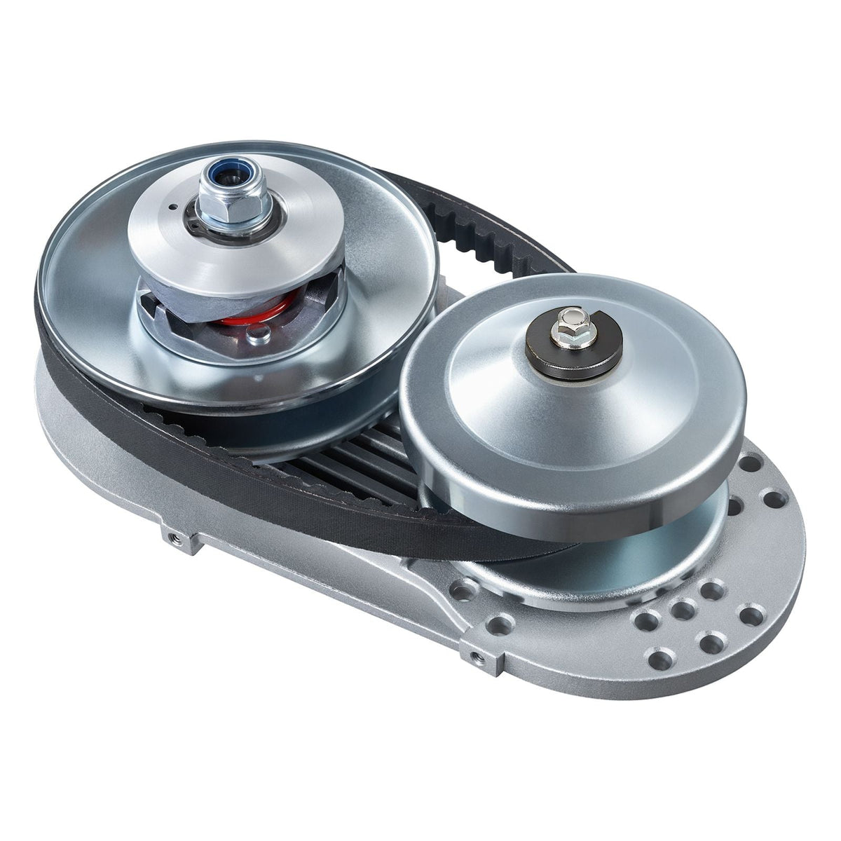 Drive Clutch, 2-8HP Engine, 2000 RPM High-Strength Drive Clutch with Asymmetric Designed Wheels & Robust Rubber Belt, Sturdy & Durable Clutch with Full Accessories, Fit for Various Engines