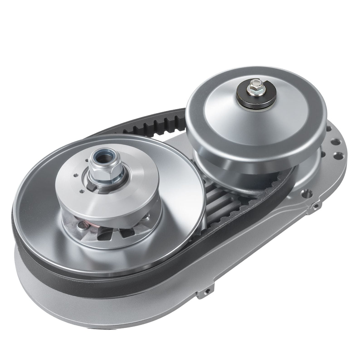 Drive Clutch, 2-8HP Engine, 2000 RPM High-Strength Drive Clutch with Asymmetric Designed Wheels & Robust Rubber Belt, Sturdy & Durable Clutch with Full Accessories, Fit for Various Engines