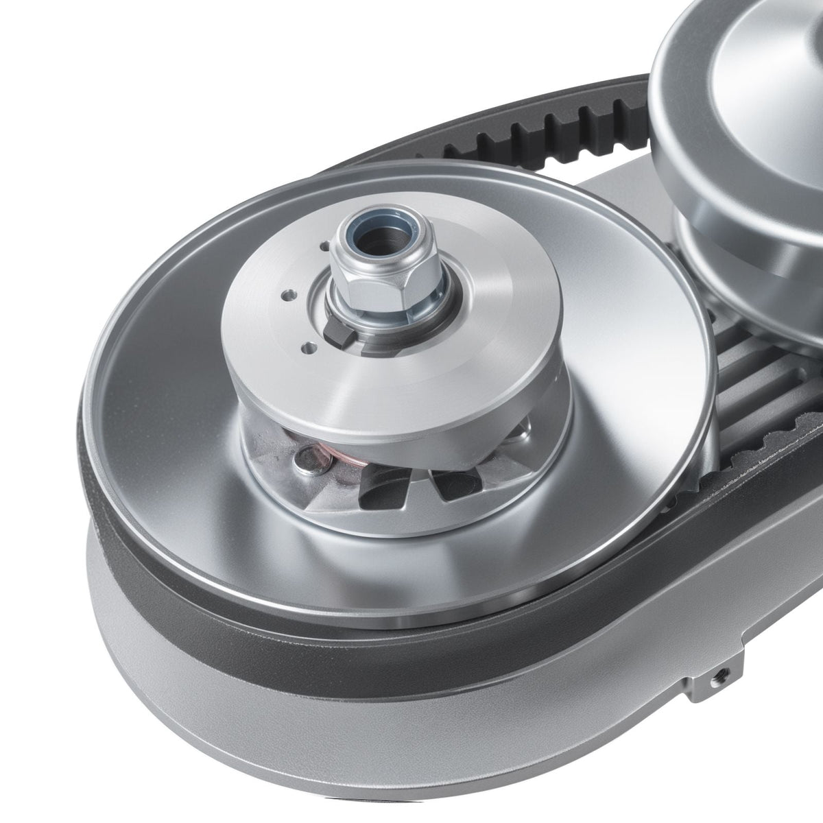 Drive Clutch, 2-8HP Engine, 2000 RPM High-Strength Drive Clutch with Asymmetric Designed Wheels & Robust Rubber Belt, Sturdy & Durable Clutch with Full Accessories, Fit for Various Engines