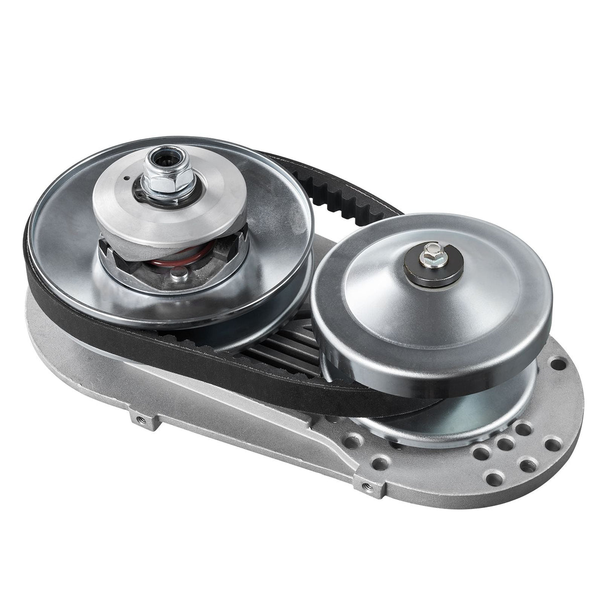 Drive Clutch, 2-8HP Engine, 2000 RPM High-Strength Drive Clutch with Asymmetric Designed Wheels & Robust Rubber Belt, Sturdy & Durable Clutch with Full Accessories, Fit for Various Engines