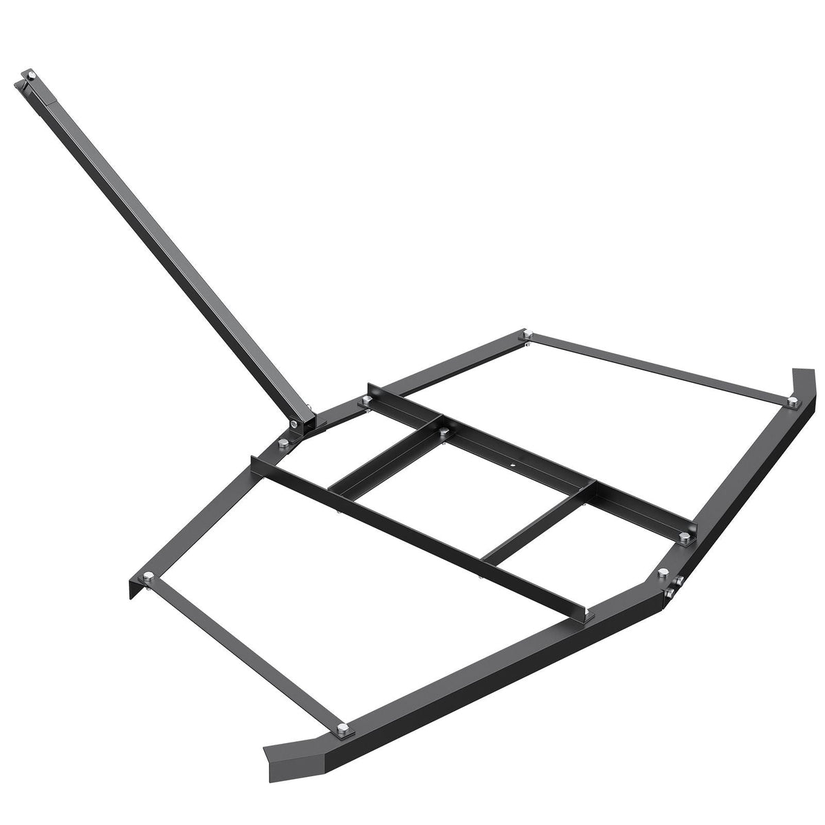 Driveway Drag, 76.57" Width Tow Behind Drag Harrow, Q235 Steel Driveway Grader with Adjustable Bars, Support up to 50 lbs, Driveway Tractor Harrow for ATVs, UTVs, Garden Lawn Tractors