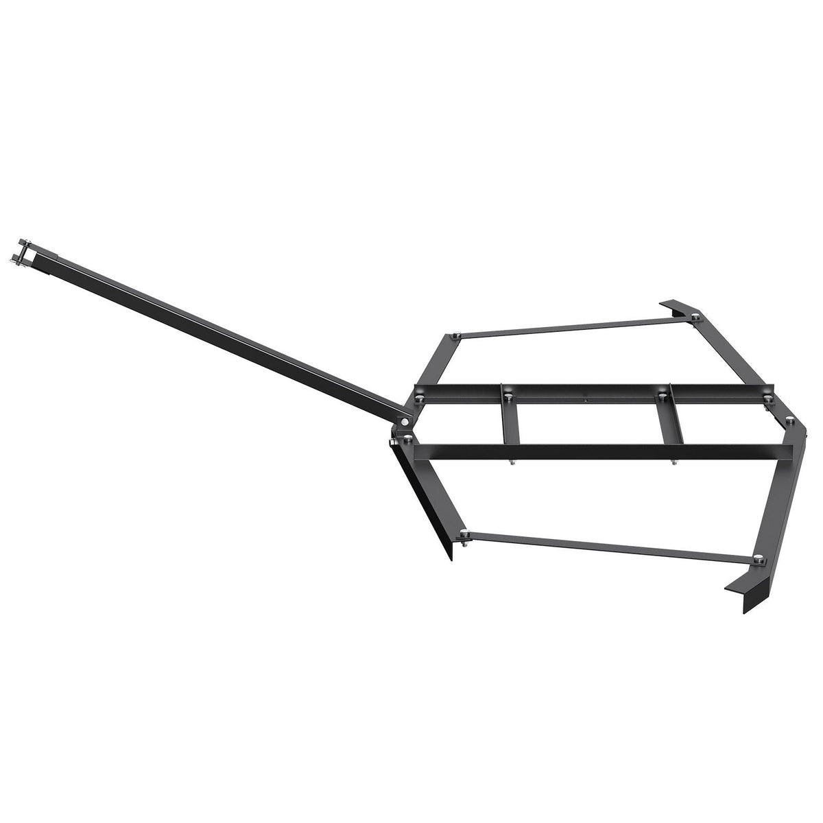 Driveway Drag, 76.57" Width Tow Behind Drag Harrow, Q235 Steel Driveway Grader with Adjustable Bars, Support up to 50 lbs, Driveway Tractor Harrow for ATVs, UTVs, Garden Lawn Tractors