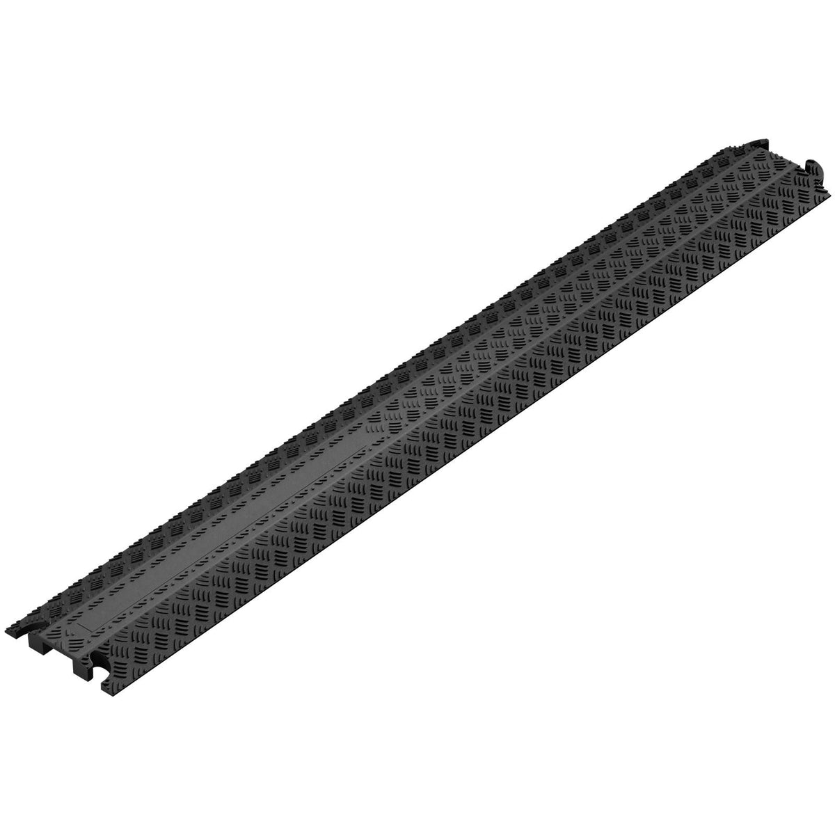 Drop Over Cable Cover Ramp, 2,000 lbs/axle Load Capacity, Heavy Duty Cable Hose Protector Ramp, Floor Cord Cover for High Walking Traffic Areas Indoor Outdoor Home Office Warehouse School