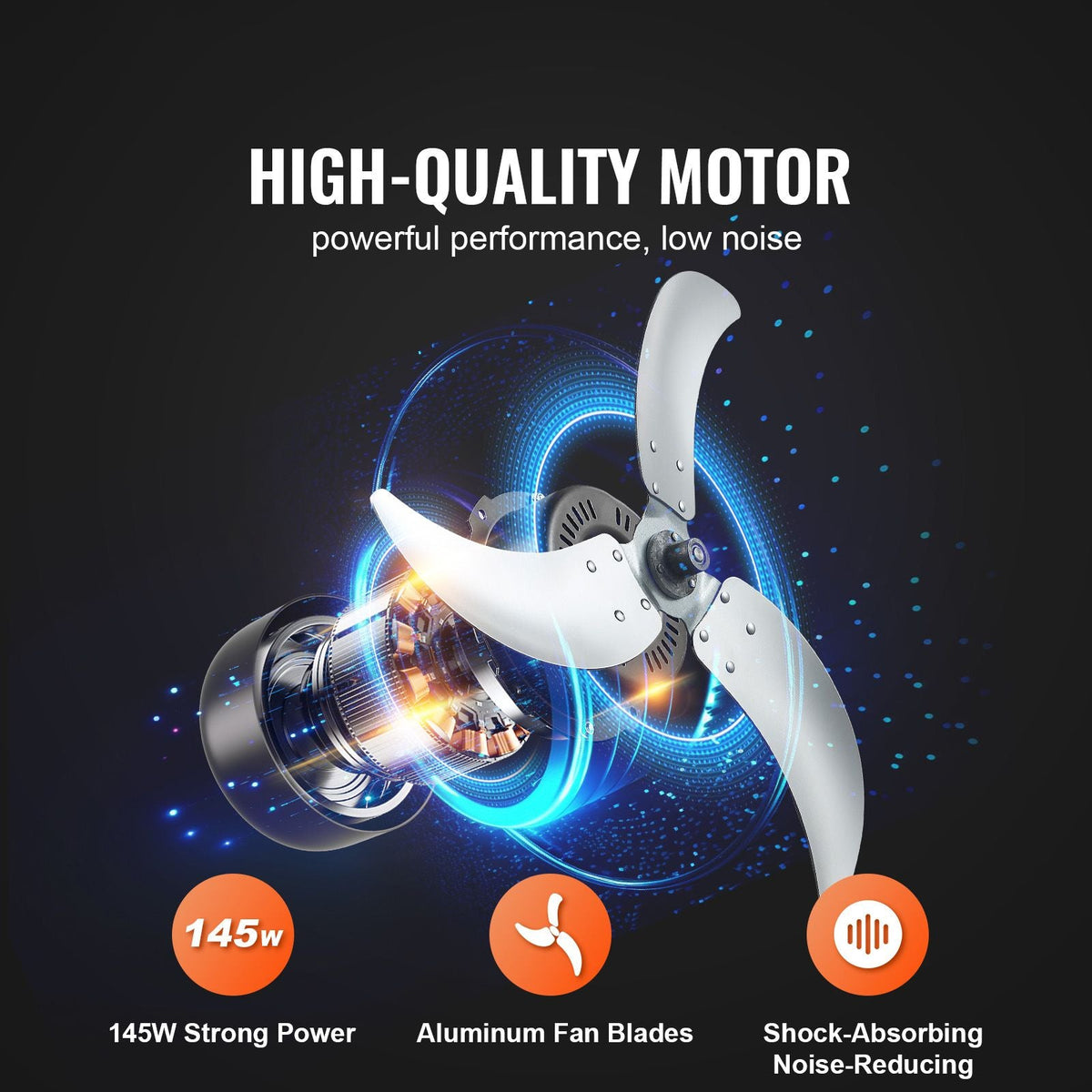 Drum Fan, 24 Inch High Velocity Industrial Shop Fan, Heavy Duty Commercial Use 3-Speed 8600CFM, 360°Adjustable Tilting,0-2h Timer Industrial Floor Fan for Warehouse,Workshop,Factory, Basement