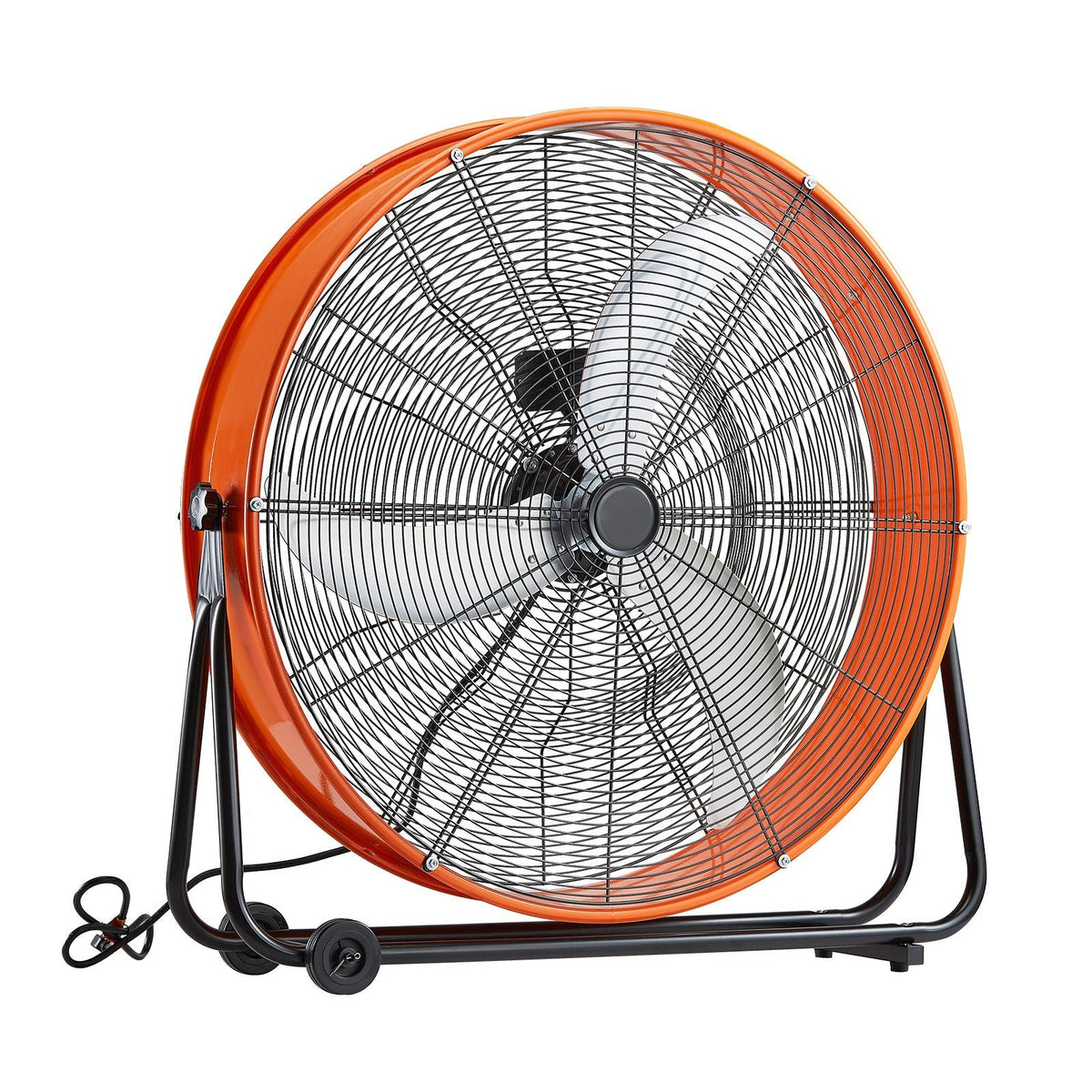 Drum Fan, 30 Inch High Velocity Industrial Shop Fan, Heavy Duty Commercial Use 3-Speed 13000CFM, 360°Adjustable Tilting Industrial Floor Fan for Warehouse,Workshop,Factory, Basement