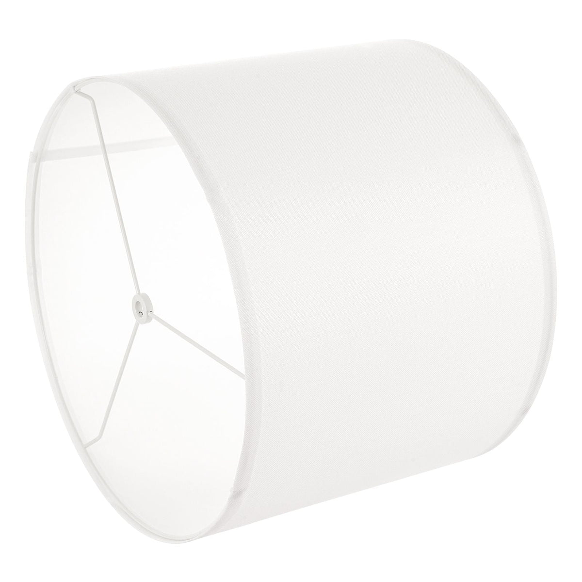 Drum Lamp Shade 2 Set, 13 in Top x 13 in Bottom x 10 in High, Medium Drum Linen Lampshade, Replacement Lamp Shade for Table Lamps Floor Lamps Pendant Lights, Easy Assembly Required (Off-white)