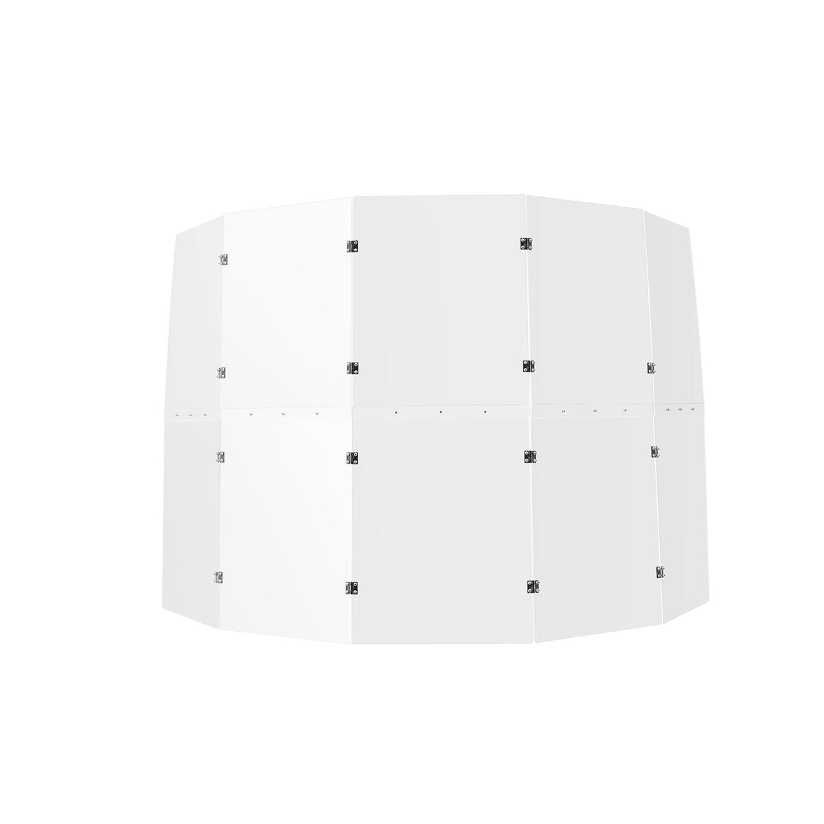 Drum Shield, 5 Panels 2 ft x 5 ft Portable Acrylic Drum Cage with Zinc Alloy Hinges for Church Concert Halls Music Festivals, Drum Shields Drum Sound Barrier Suitable for Practice Performance