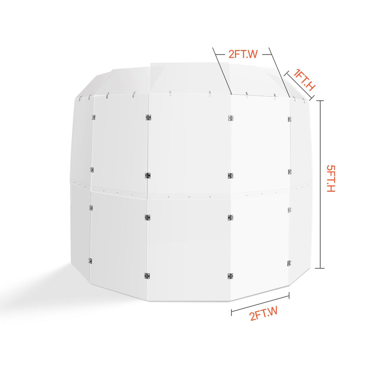 Drum Shield, 5 Panels 2ft x 5ft Portable Acrylic Drum Cage with Zinc Alloy Hinges and Deflectors for Church Concert Halls, Drum Shields Drum Sound Barrier Suitable for Practice and Performance