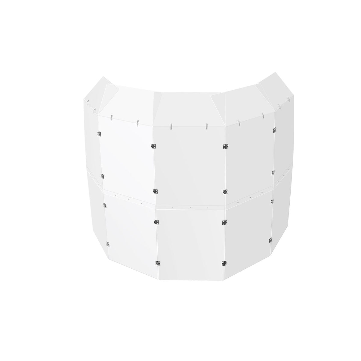 Drum Shield, 5 Panels 2ft x 5ft Portable Acrylic Drum Cage with Zinc Alloy Hinges and Deflectors for Church Concert Halls, Drum Shields Drum Sound Barrier Suitable for Practice and Performance