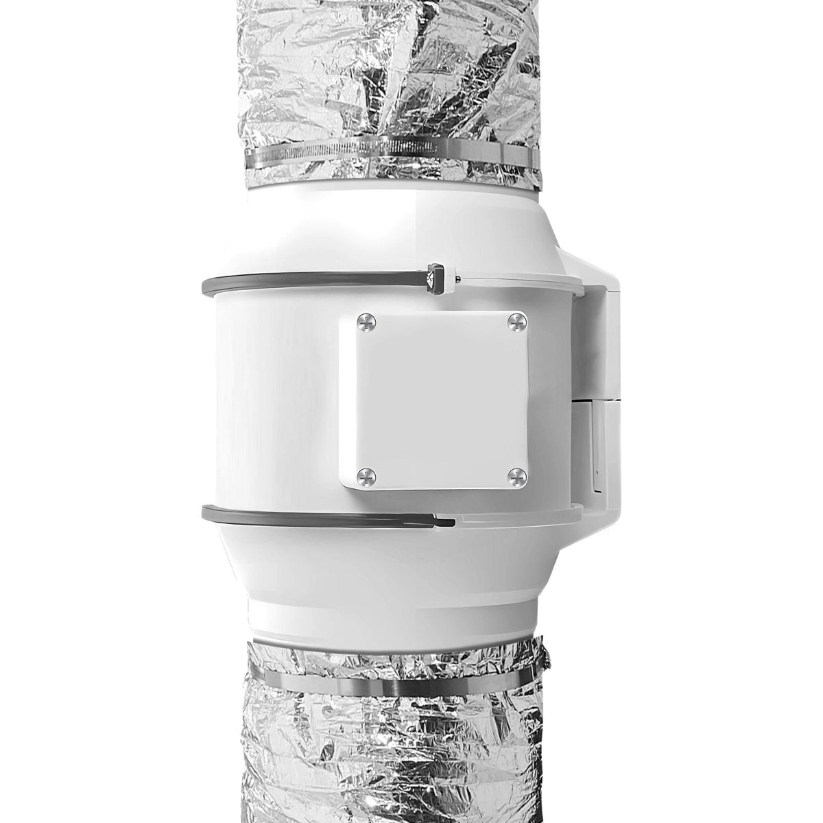 Dryer Vent Hose, 5'' Insulated Flexible Duct 25FT Long with 2 Duct Clamps, Heavy-Duty Three Layer Protection for HVAC Heating Cooling Ventilation and Exhaust, R-4.2 Flame Resistance Value