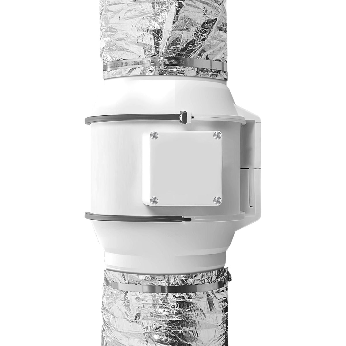Dryer Vent Hose, 6'' Insulated Flexible Duct 25FT Long with 2 Duct Clamps, Heavy-Duty Three Layer Protection for HVAC Heating Cooling Ventilation and Exhaust, R-4.2 Flame Resistance Value