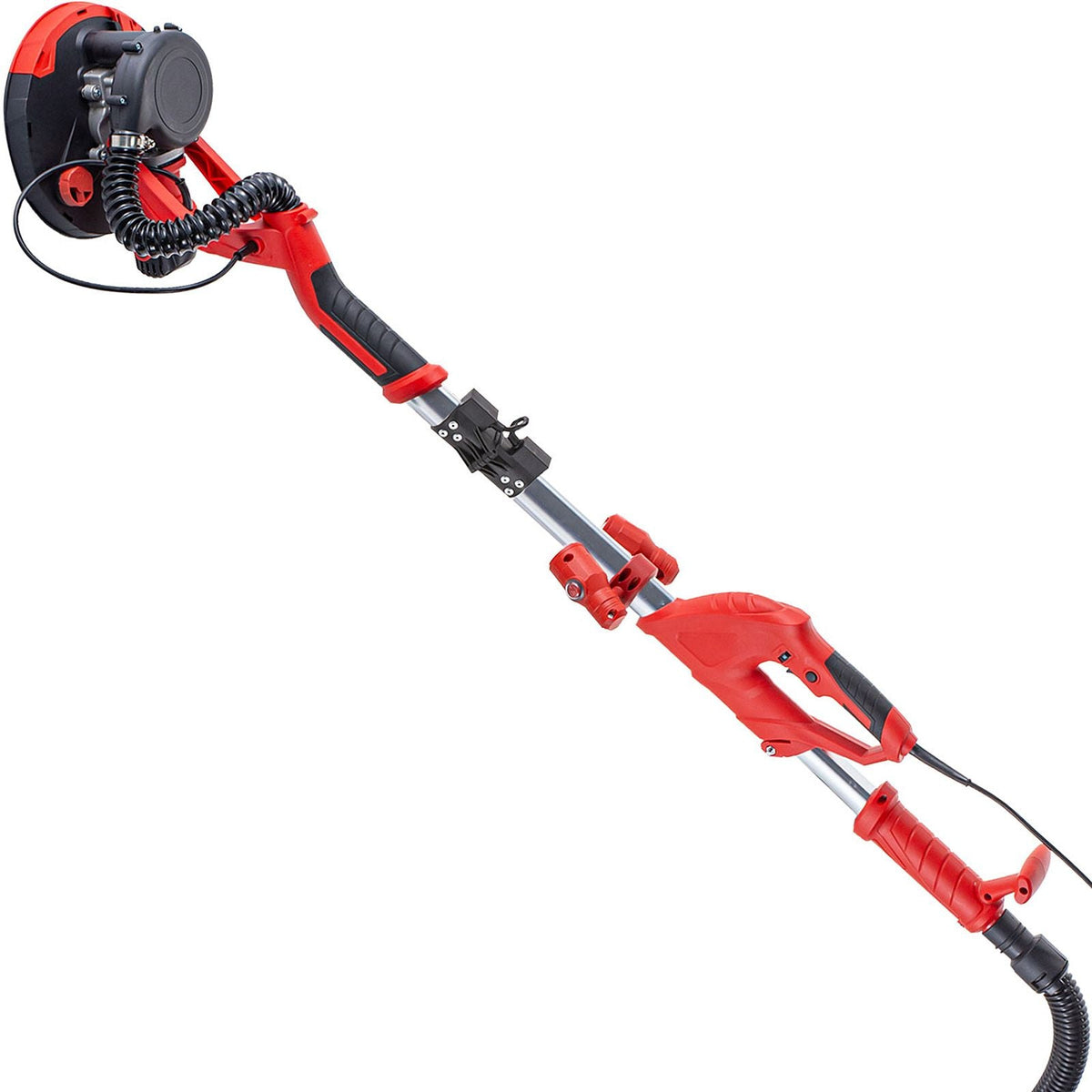 Drywall Sander 850W Electric Drywall Sander Foldable Sheetrock Sander with Telescope Handle, Electric Sander Variable Speed 800-1750RPM, Wall Sander with LED Lights and Vacuum Bag, 6 Sand Pad