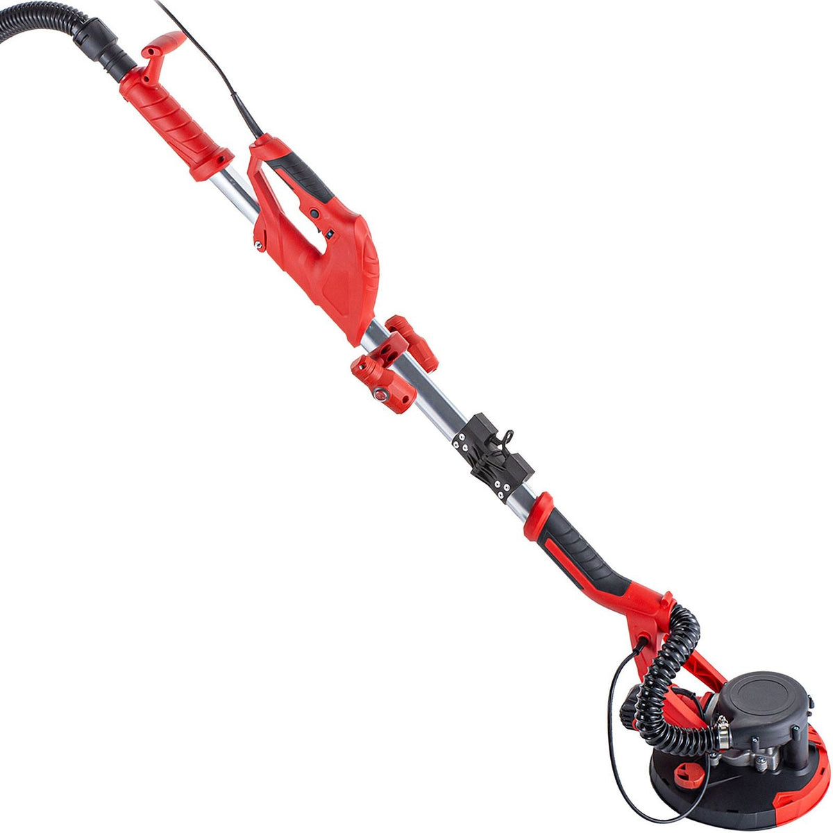 Drywall Sander 850W Electric Drywall Sander Foldable Sheetrock Sander with Telescope Handle, Electric Sander Variable Speed 800-1750RPM, Wall Sander with LED Lights and Vacuum Bag, 6 Sand Pad