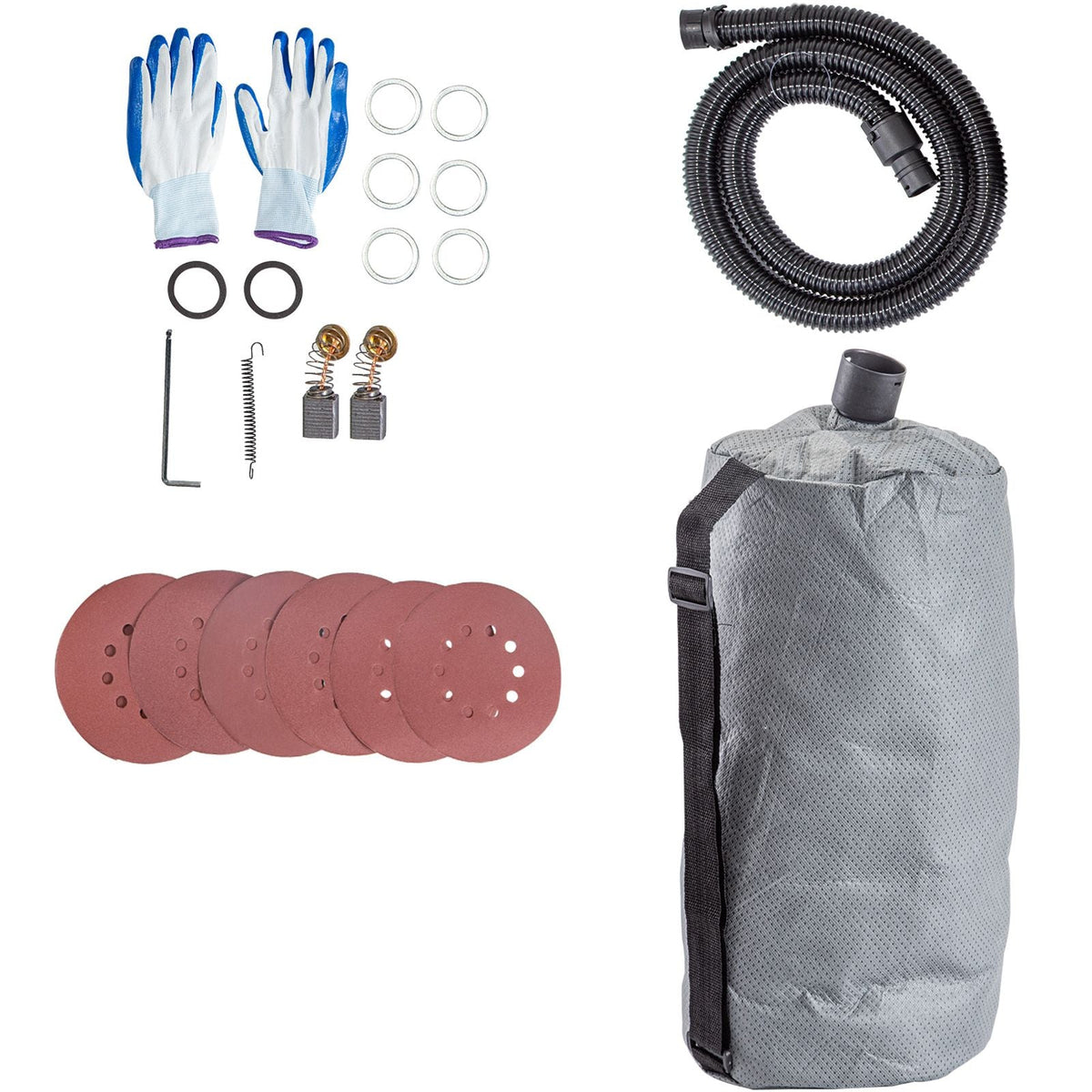 Drywall Sander 850W Electric, Electric Sander Variable Speed 800-1750RPM, Drywall Sander Foldable Sheetrock Sander, with Telescope Handle, Vacuum Bag Drywall Sanders 6 Sand Pads
