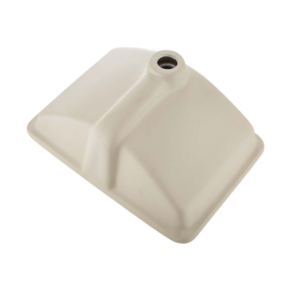 Undermount Bathroom Sink, 20.87 x 14.76 Inch Rectangular White Ceramic Vessel Sink with Overflow Hole, Under Counter Drop in Modern Lavatory Vanity Bath Wash Bowl Basin, Rectangle Small Space