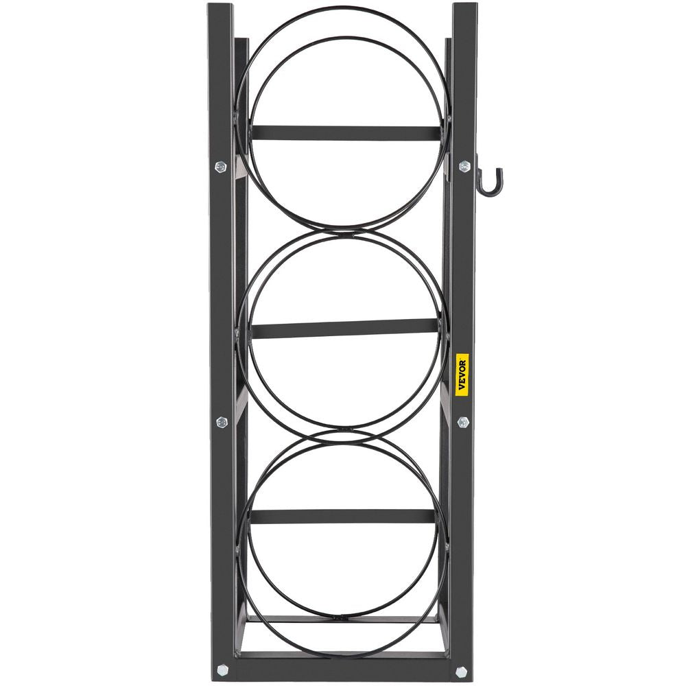 Refrigerant Tank Rack with 3-30lb Cylinder Saving Capacity Cylinder Tank Rack 826mm Refrigerant Cylinder Rack Gas Cylinder Racks and Holders for Gas Oxygen Nitrogen Storage